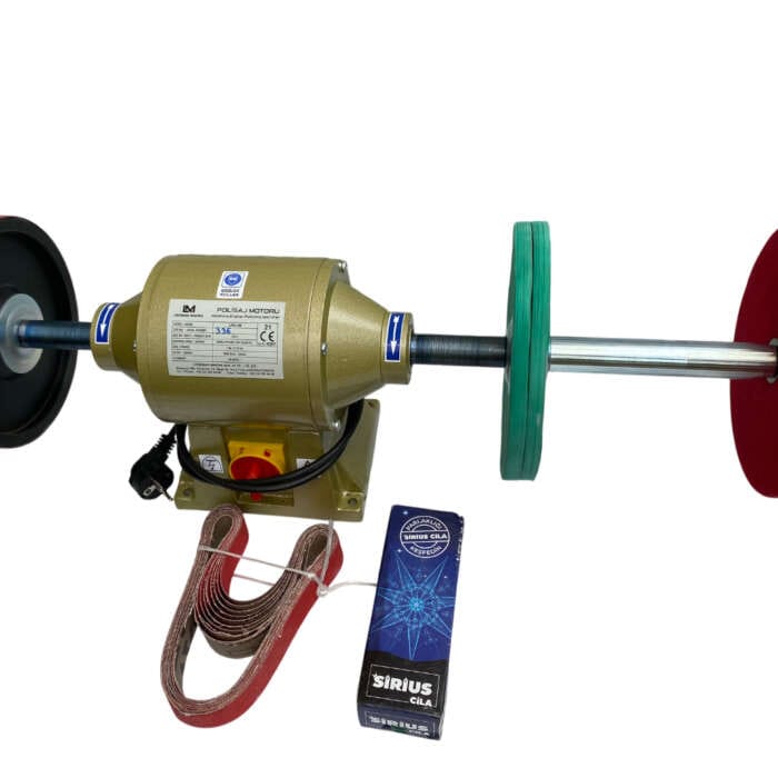 1hp bıçak bileme motoru ve aparatları komple set halinde.