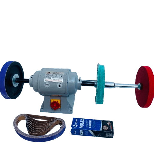 1hp bıçak bileme motoru ve aparatları komple set halinde.